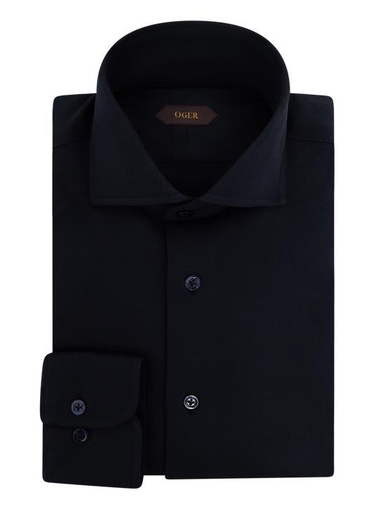 Katoen shirt | FULL_WIDTH | BLUE NAVY
