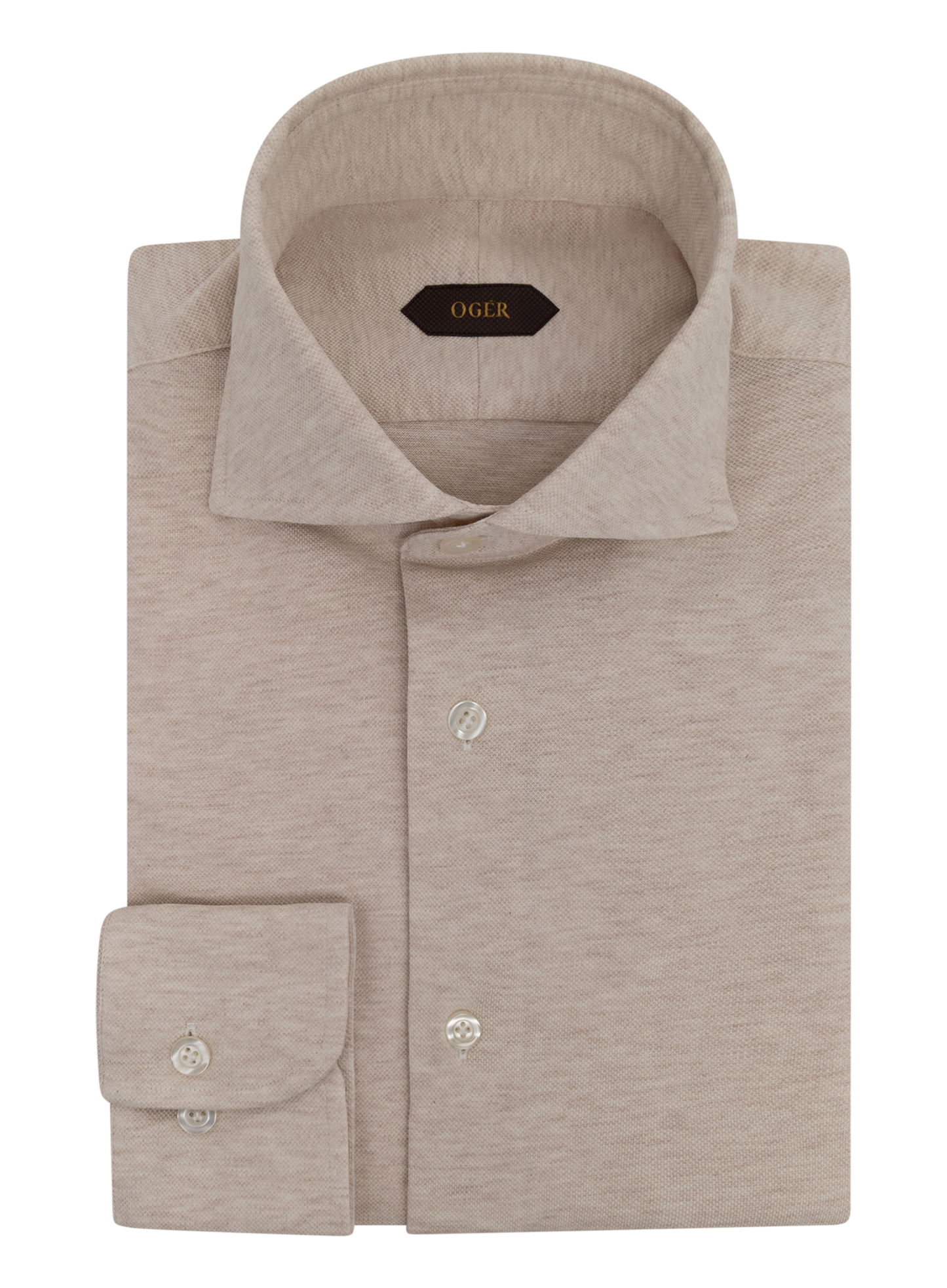 Katoen shirt | FULL_WIDTH | Beige