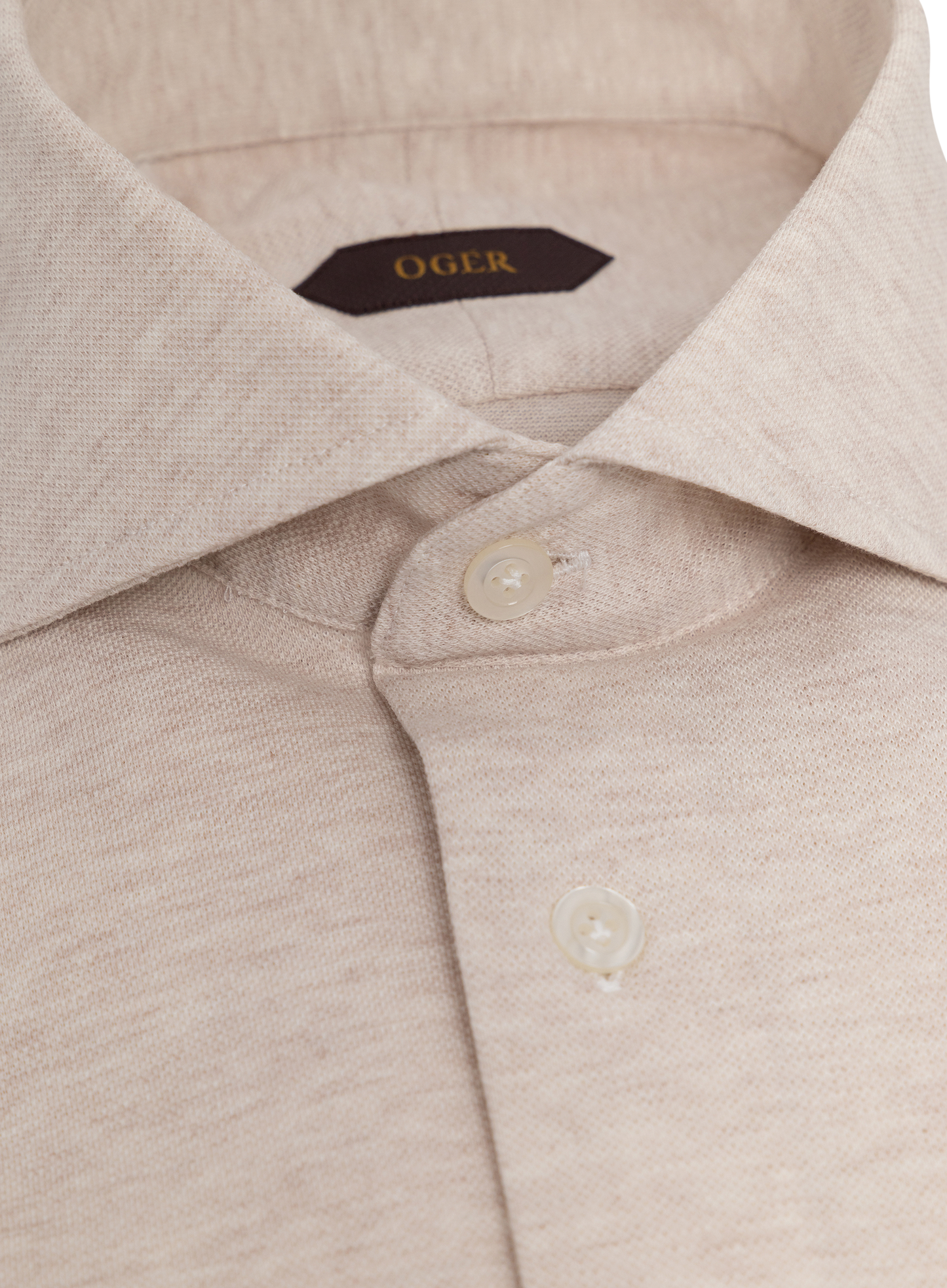 Katoen shirt | FULL_WIDTH | Beige