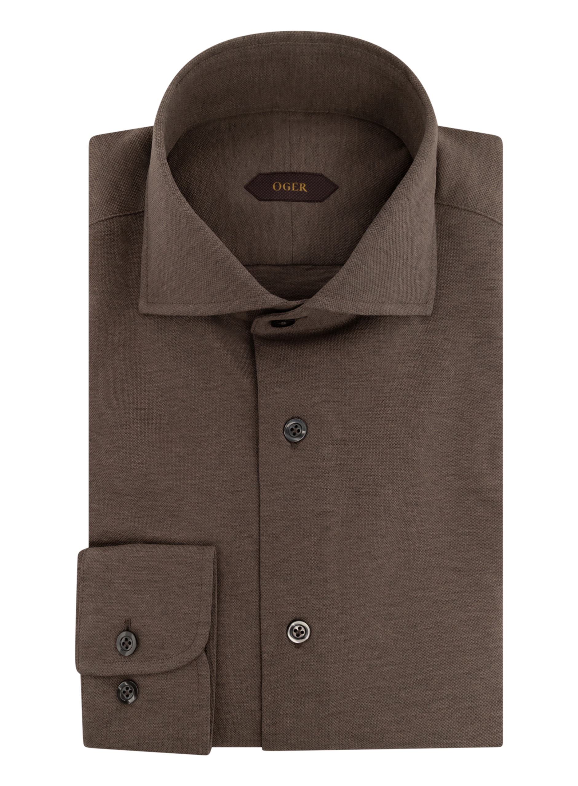 Katoen shirt | FULL_WIDTH | TAUPE
