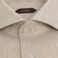 Gemêleerd linnen shirt | FULL_WIDTH | Beige