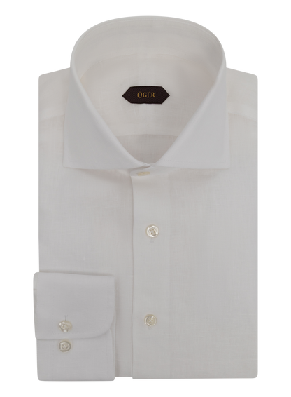 Linnen shirt | FULL_WIDTH | Wit