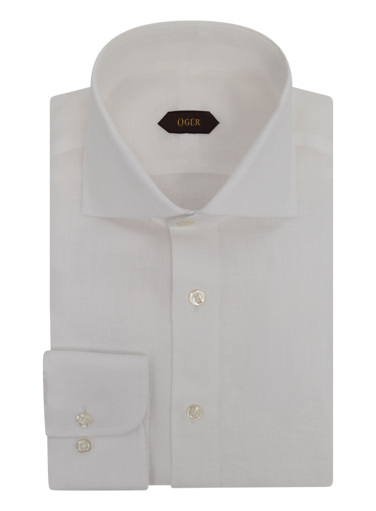 Linnen shirt | FULL_WIDTH | Wit