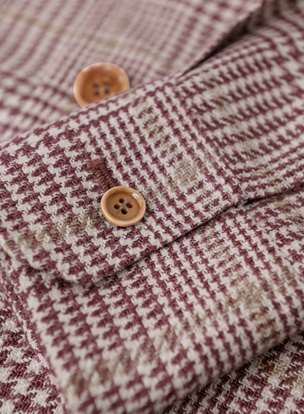 Glencheck overshirt van zijde, linnen en katoen | FULL_WIDTH | Multicolor