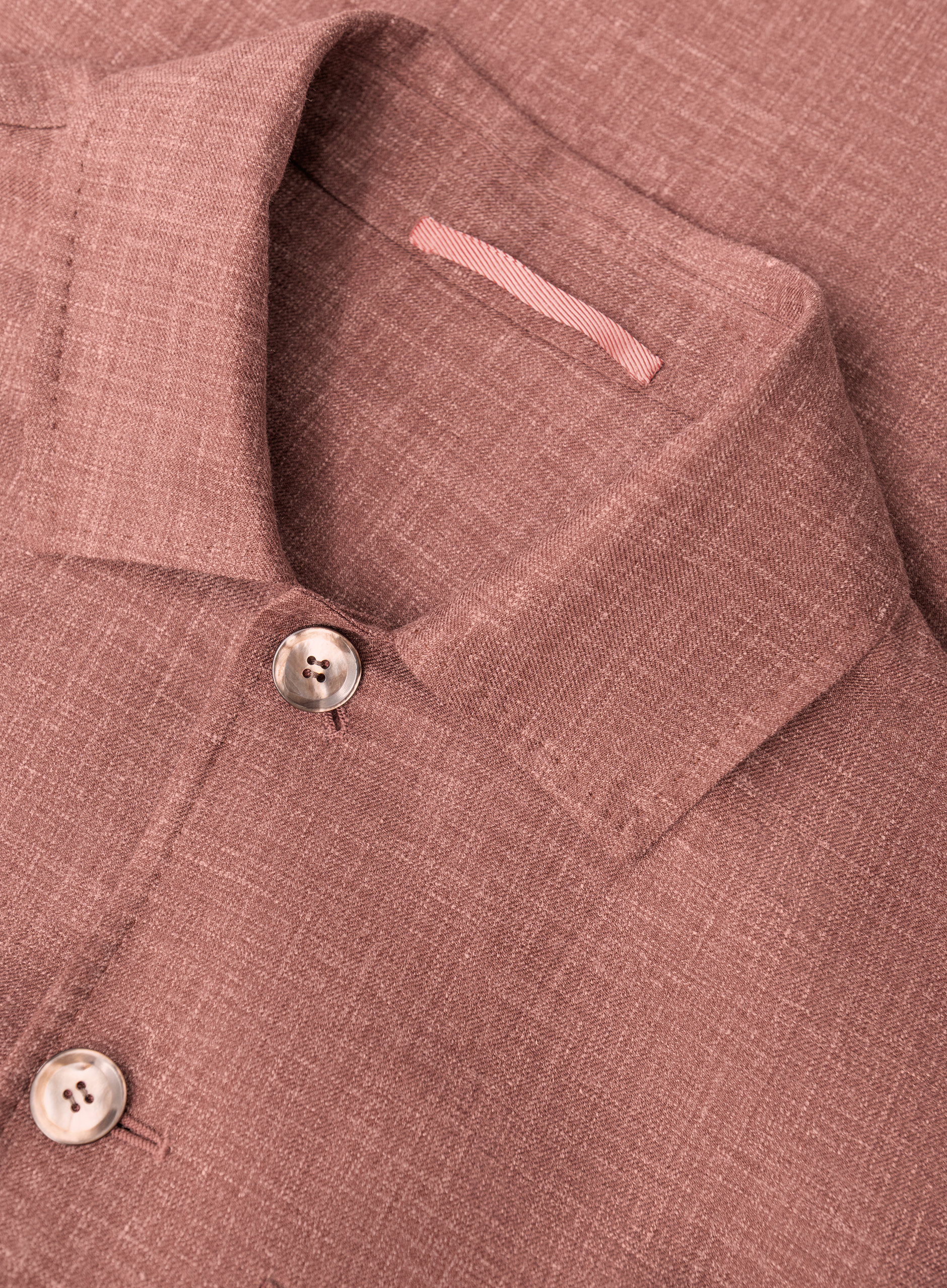 Overshirt van wol, zijde en linnen | FULL_WIDTH | Bordeaux