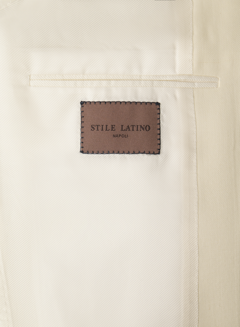 Jacket of wool and linen