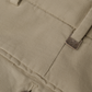 Bandplooi broek van katoen en linnen | FULL_WIDTH | Beige