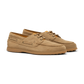 Lace-Up suède loafers | Beige