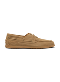 Lace-Up suède loafers | Beige
