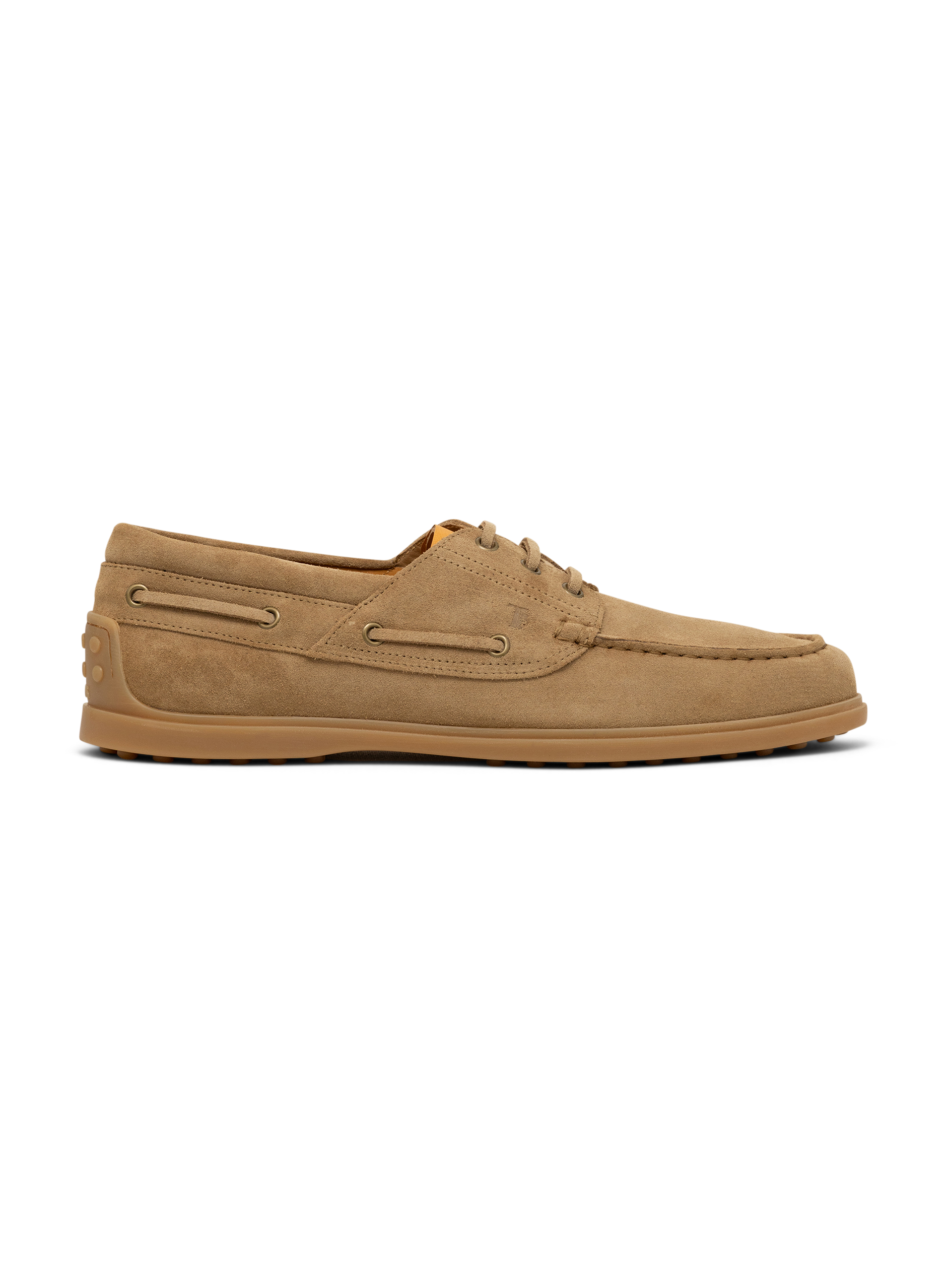 Lace-Up suède loafers | Beige