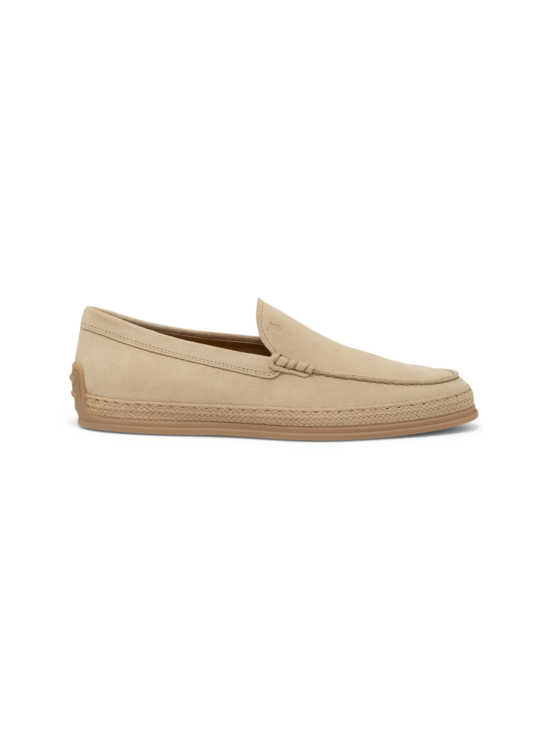 Suède slip-ons | Beige