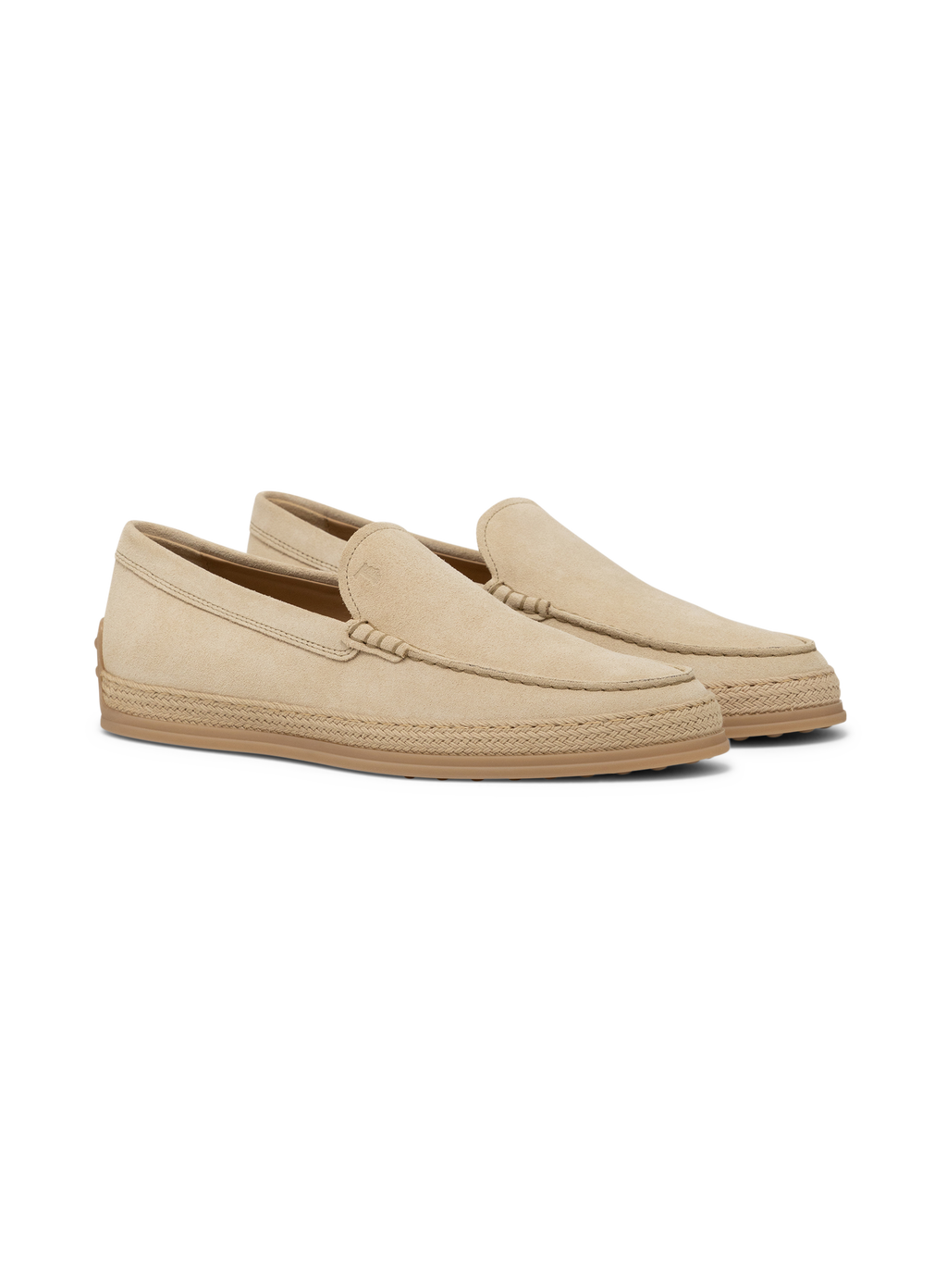 Suède slip-ons | Beige