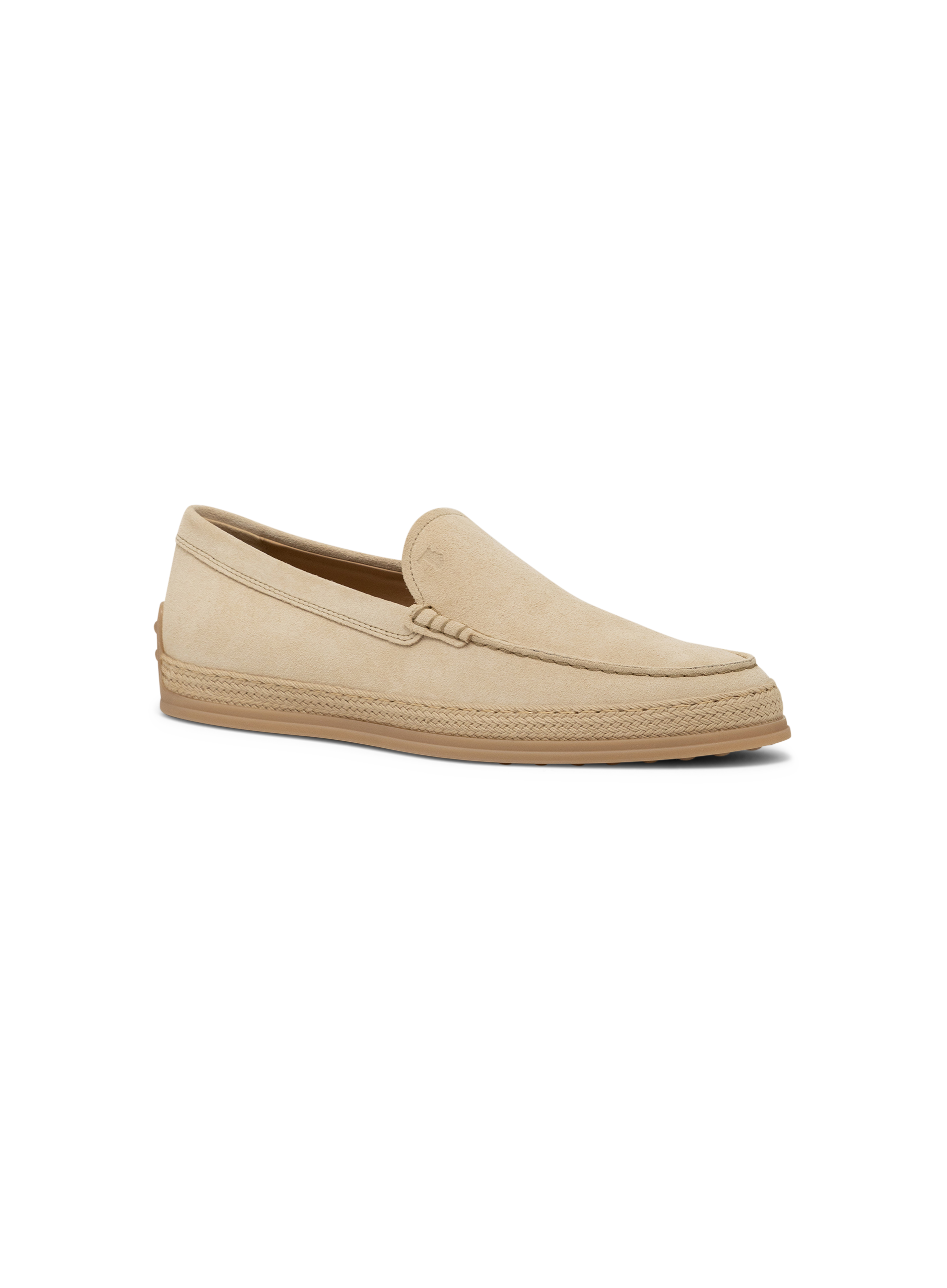 Suède slip-ons | Beige