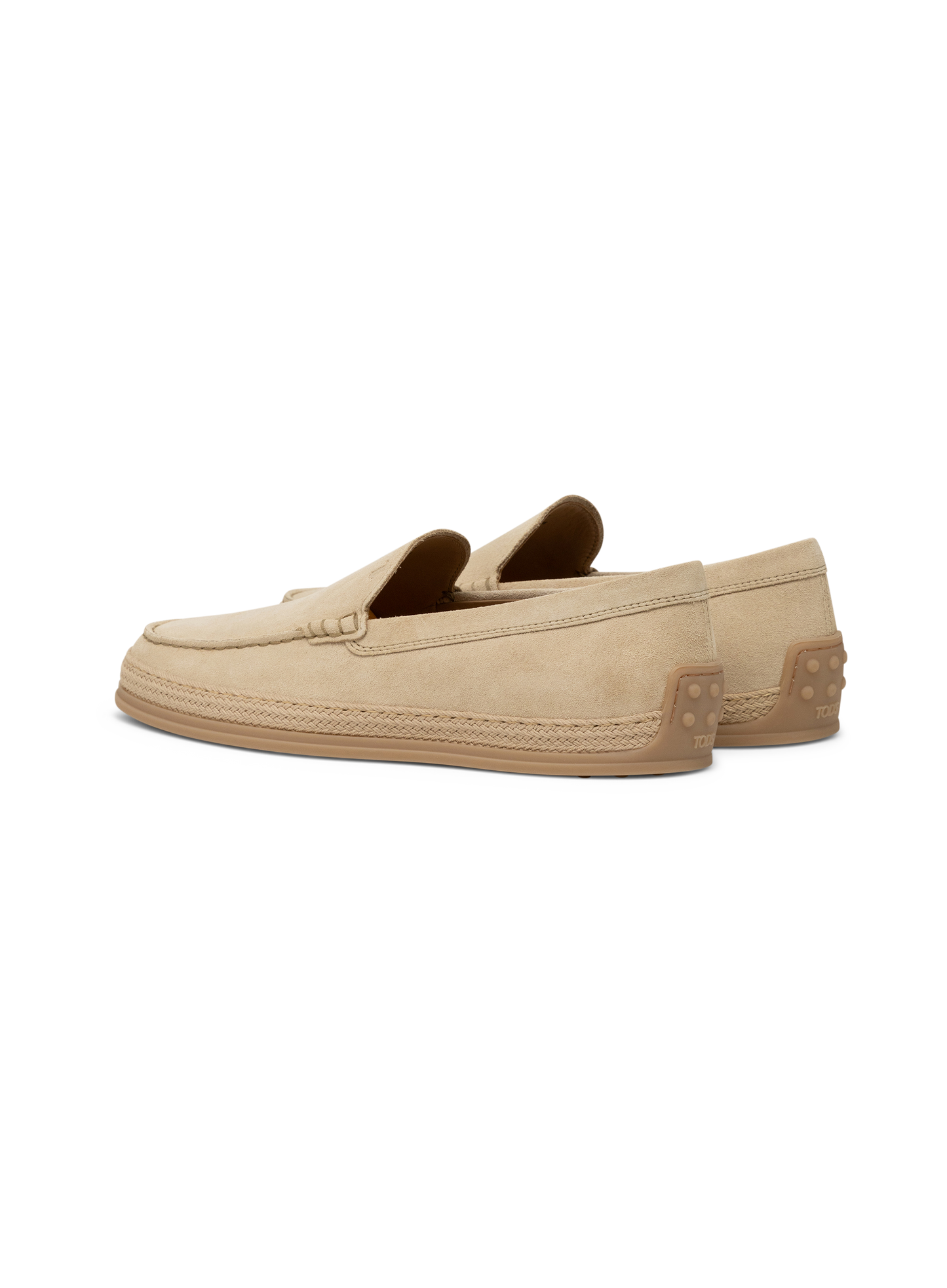 Suède slip-ons | Beige
