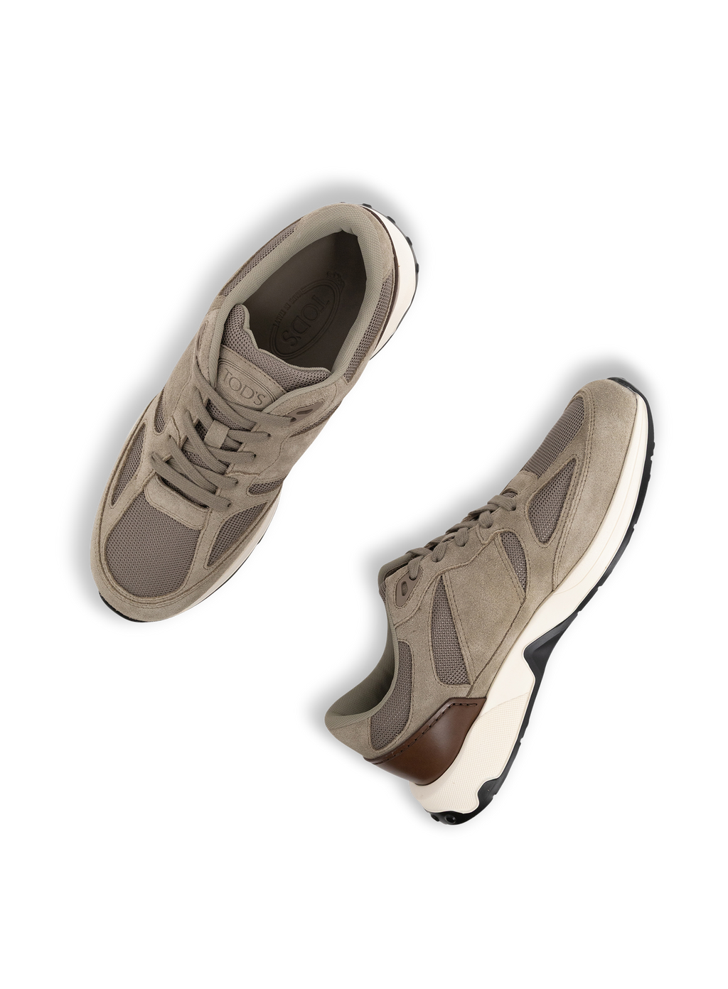 Sneakers van leer | Groen