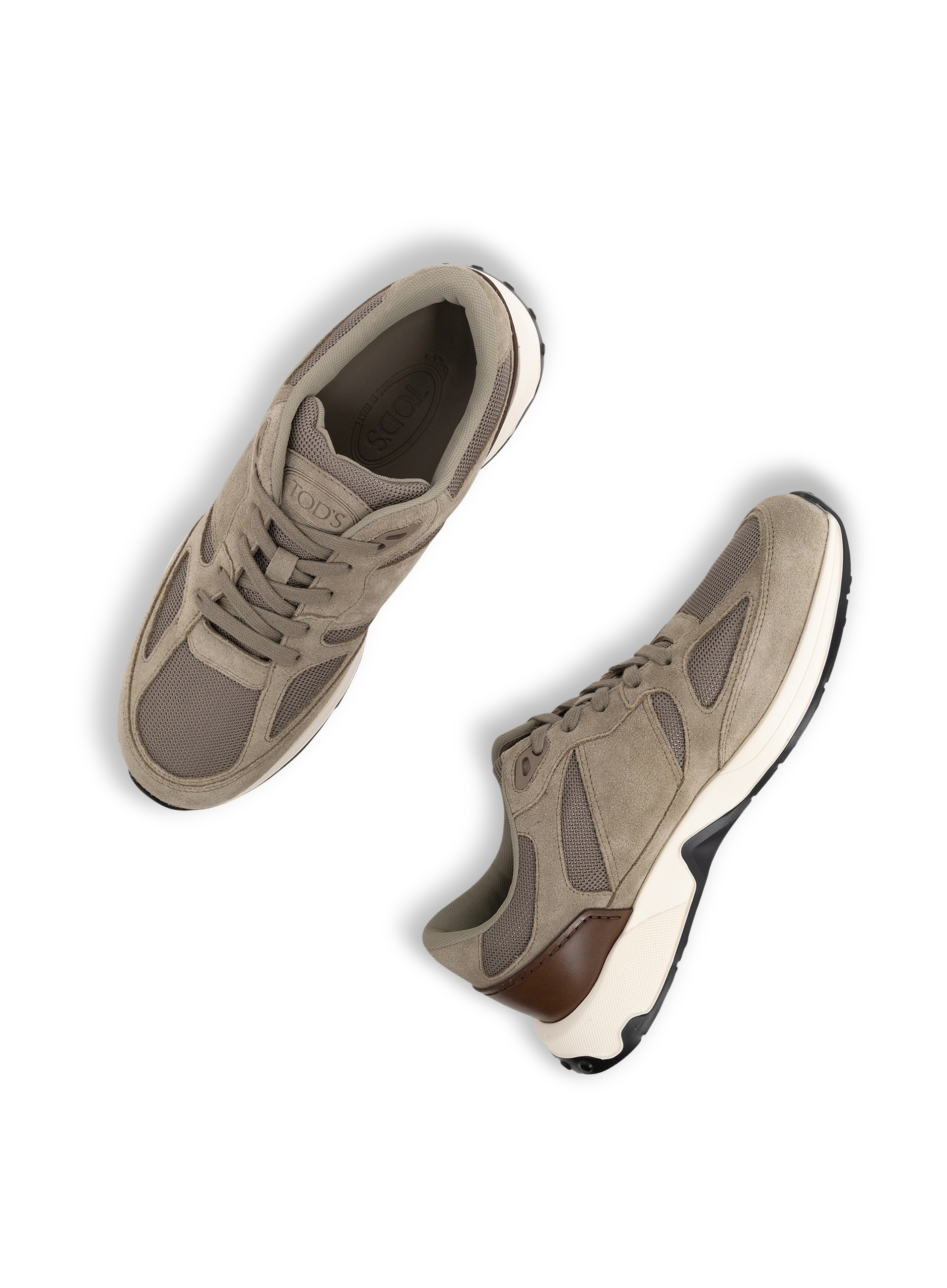 Sneakers van leer | Groen