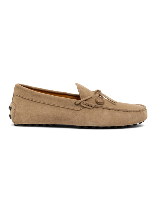 Gommino loafers van suède | Beige