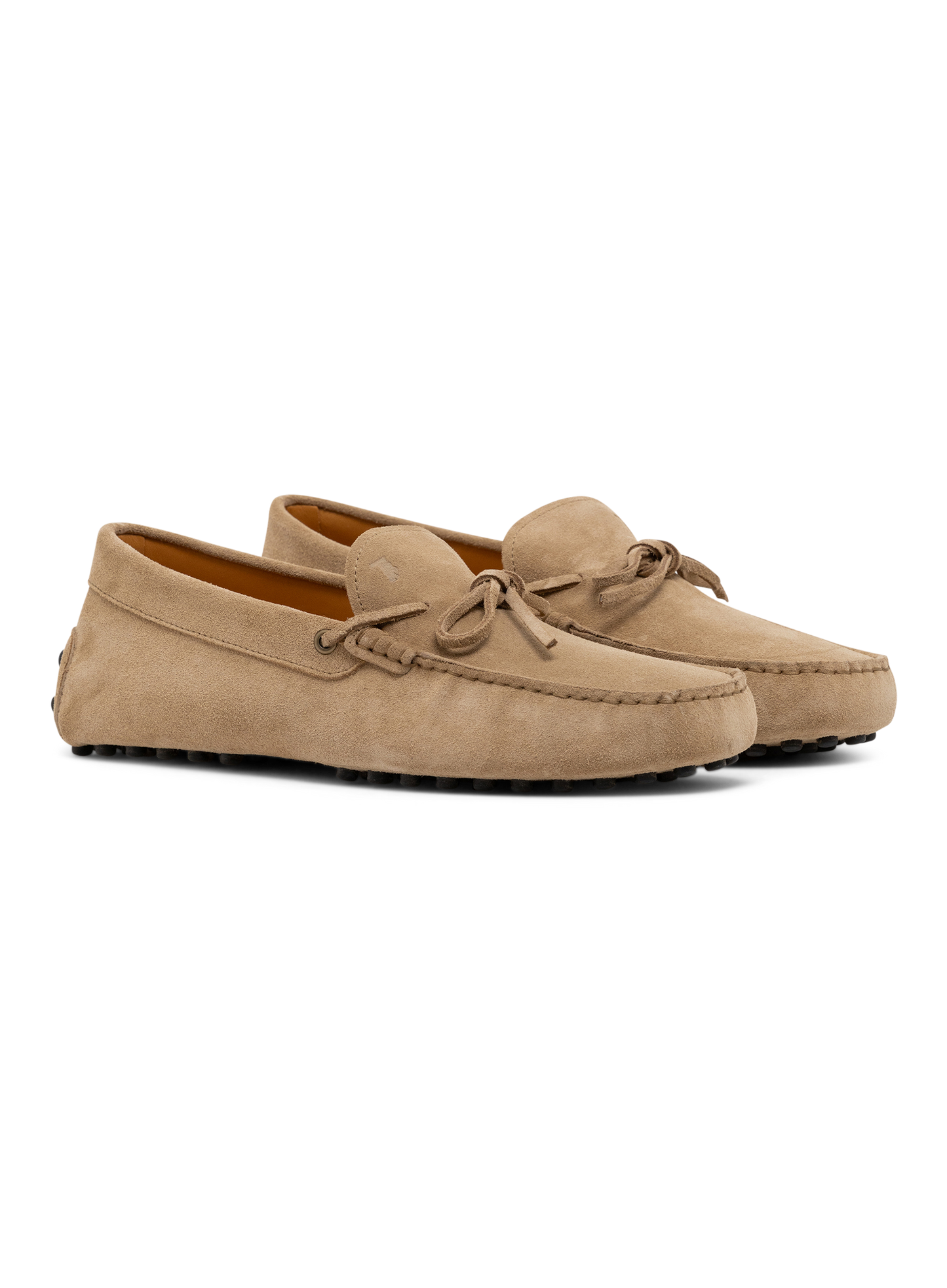 Gommino loafers van suède | Beige