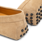 Gommino loafers van suède | Beige