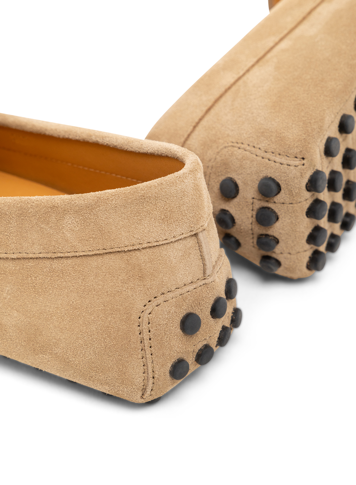 Gommino loafers van suède | Beige