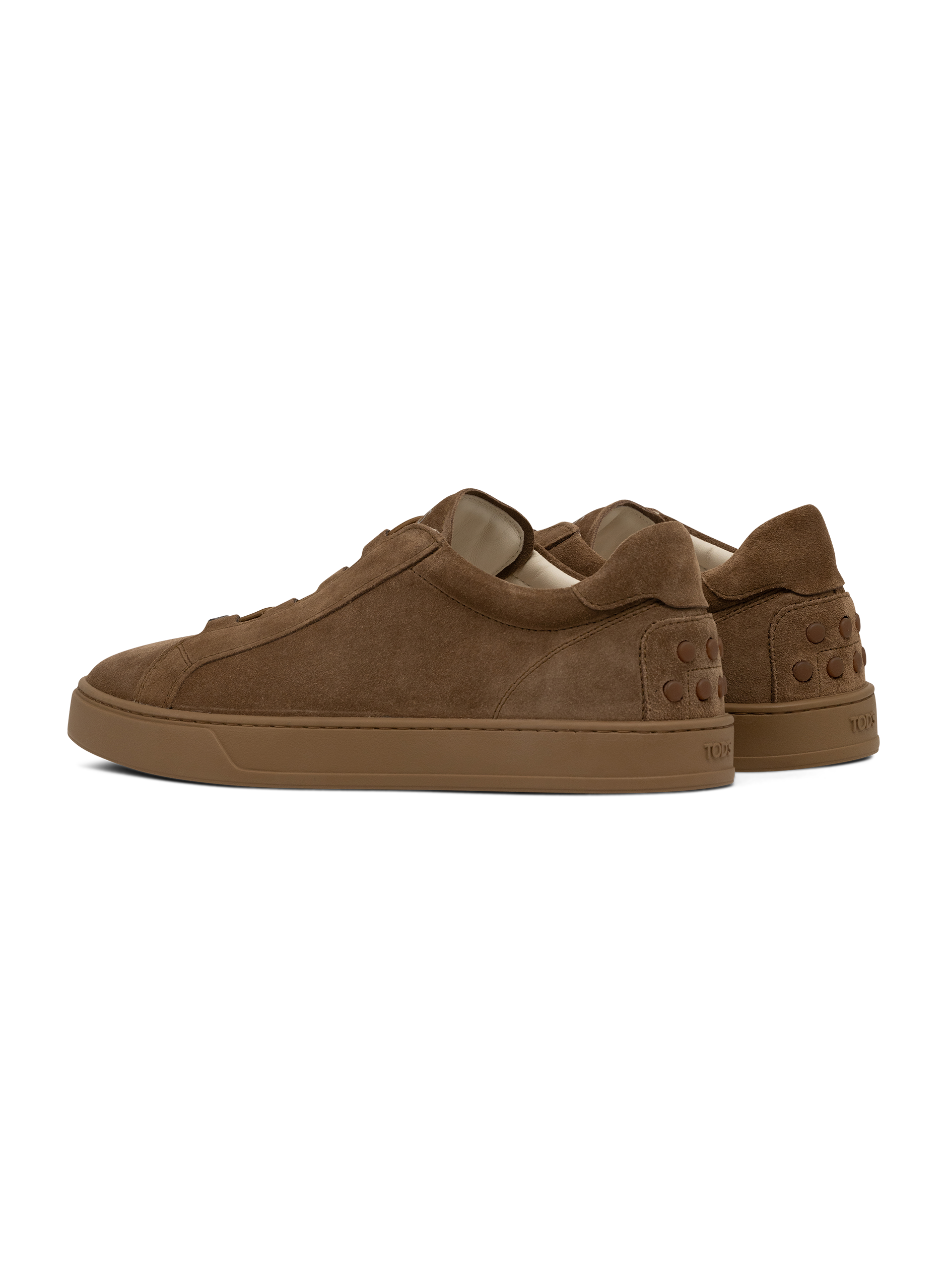 Suède sneakers | Bruin