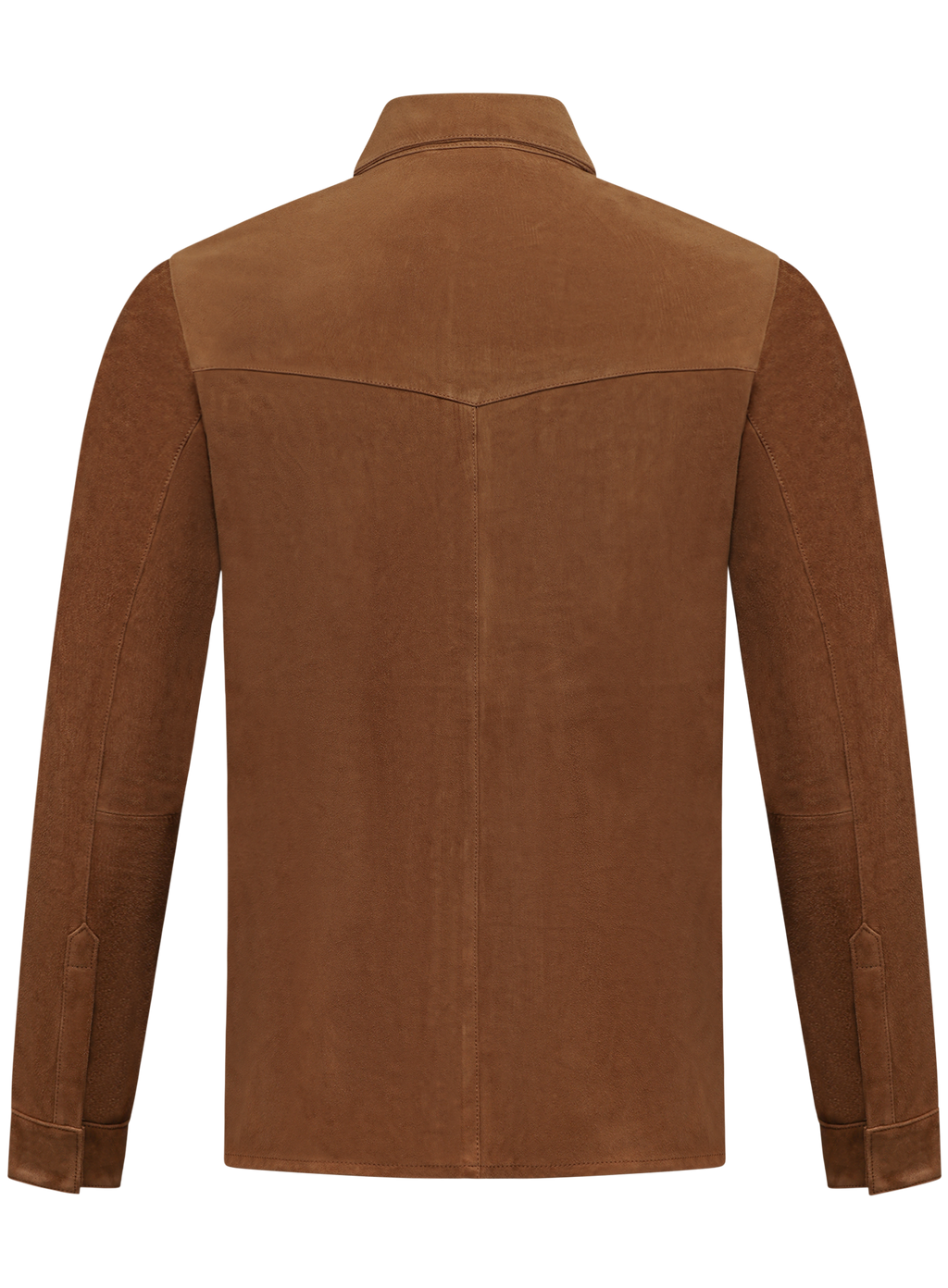 Robert overshirt van suède | COGNAC