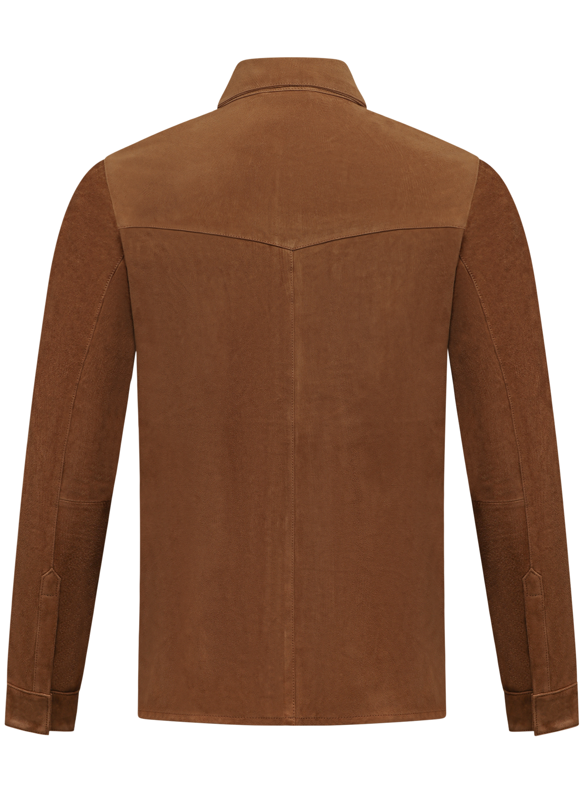 Robert overshirt van suède | COGNAC
