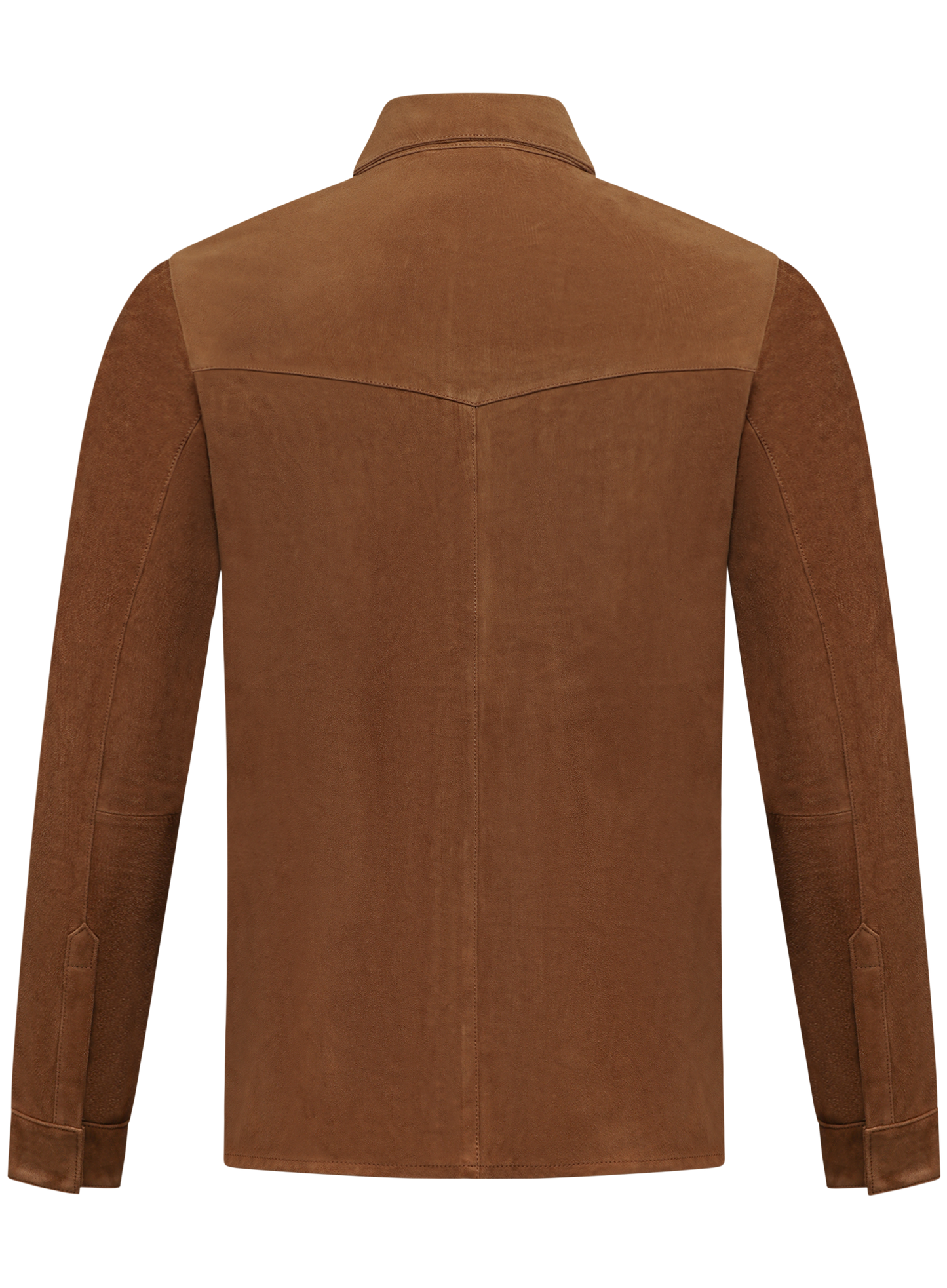 Robert overshirt van suède | COGNAC