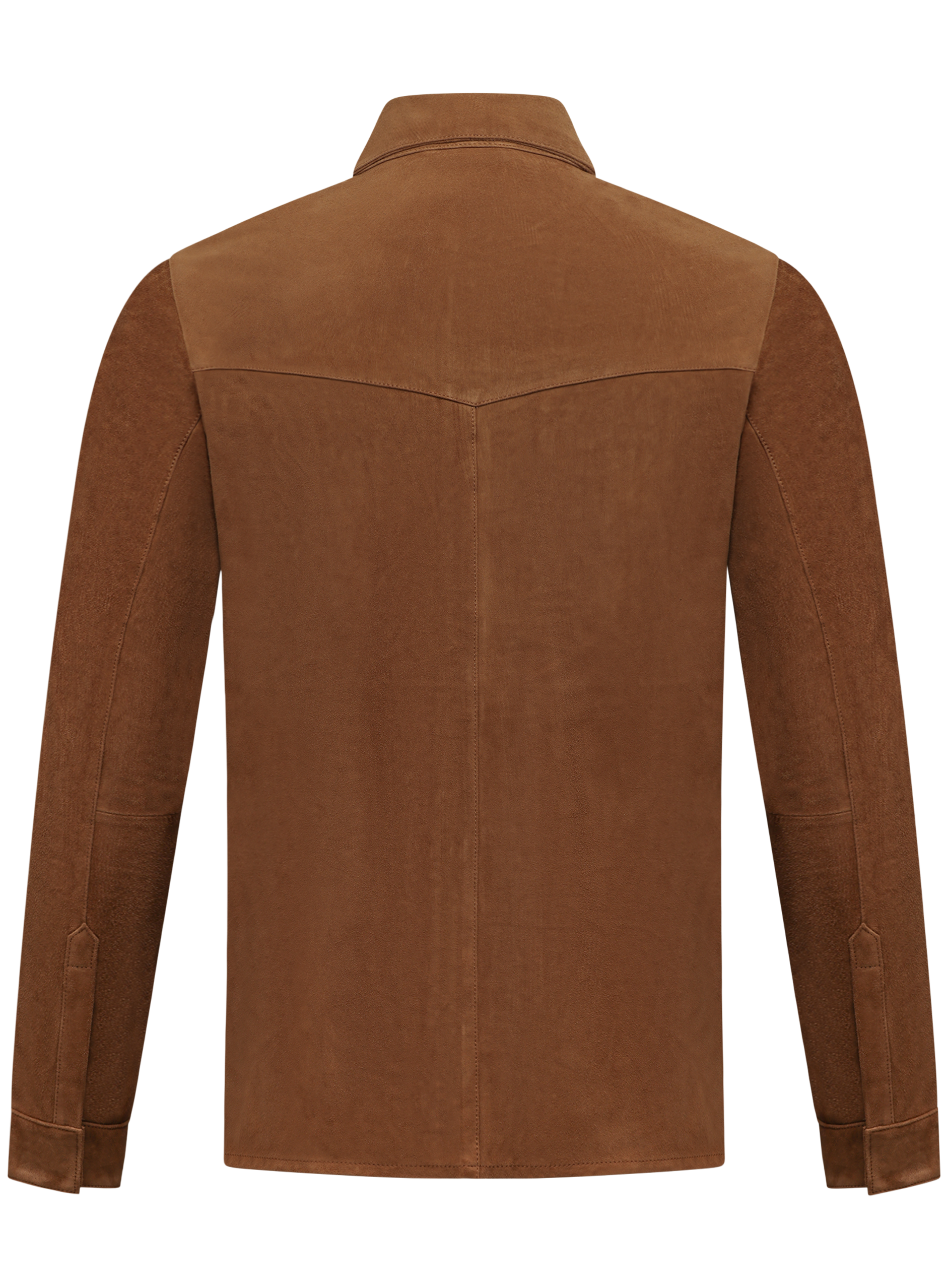 Robert overshirt van suède | COGNAC