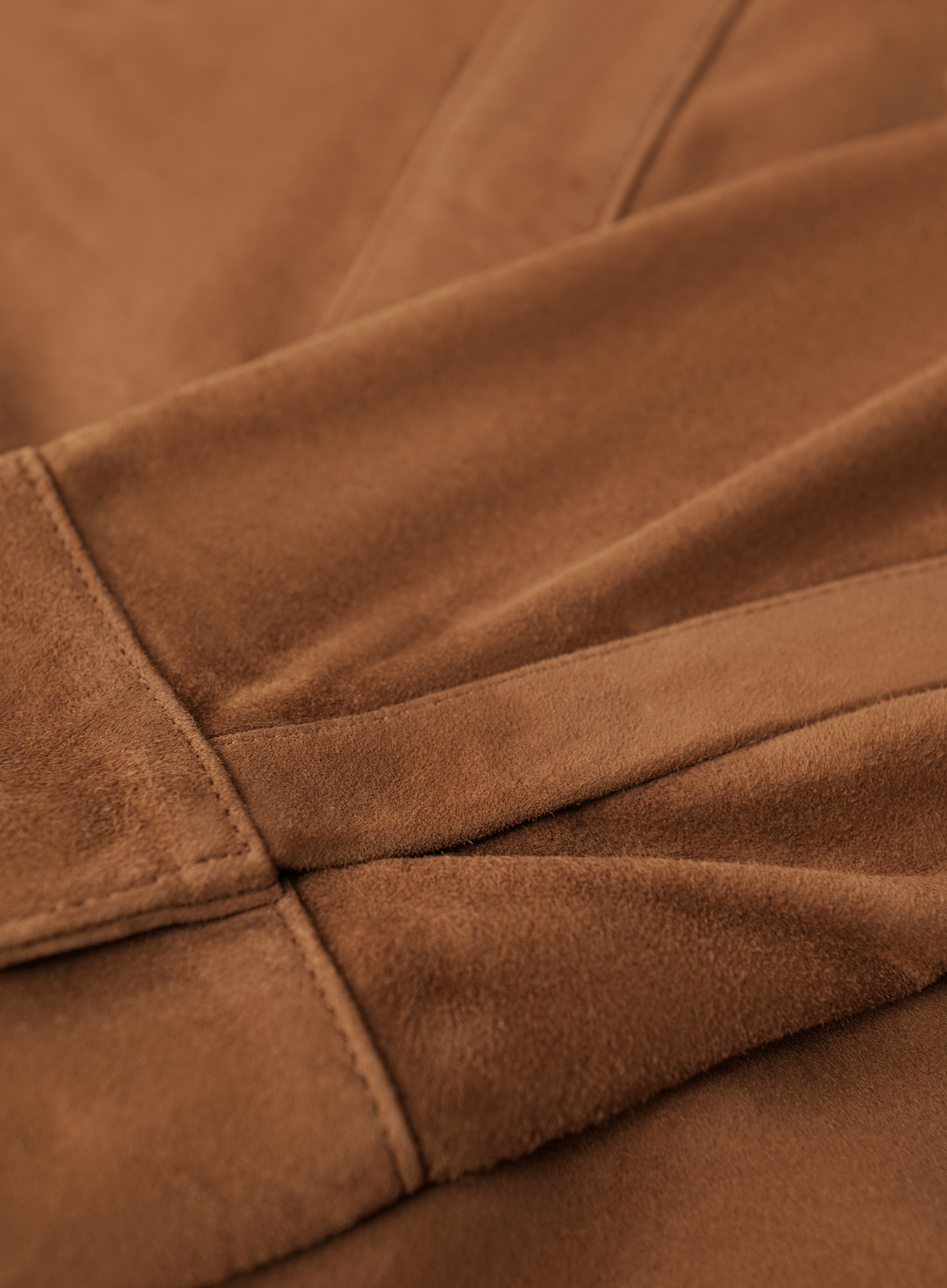 Robert overshirt van suède | FULL_WIDTH | COGNAC