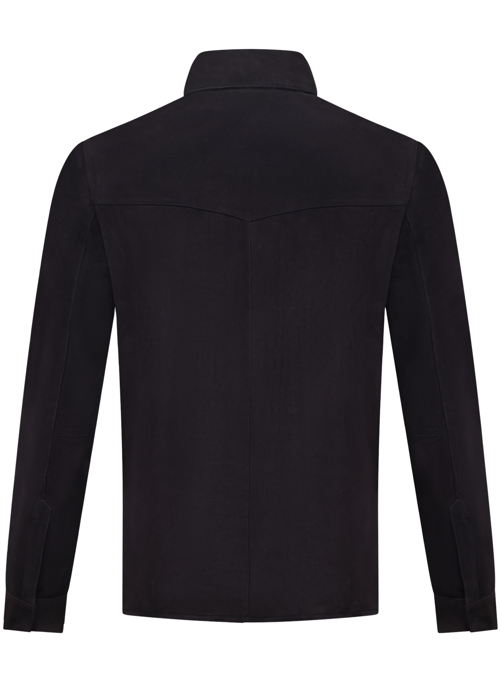 Robert overshirt van suède | BLUE NAVY