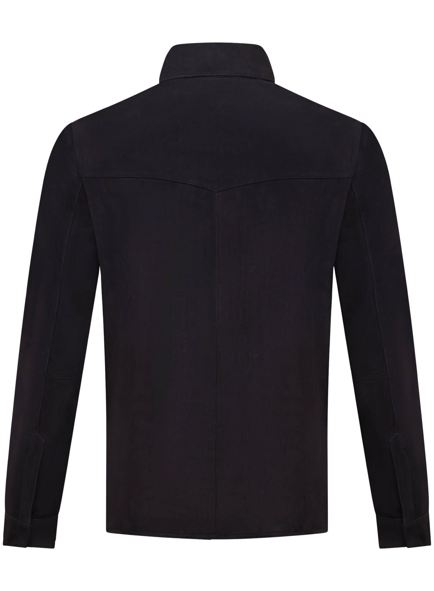 Robert overshirt van suède | BLUE NAVY