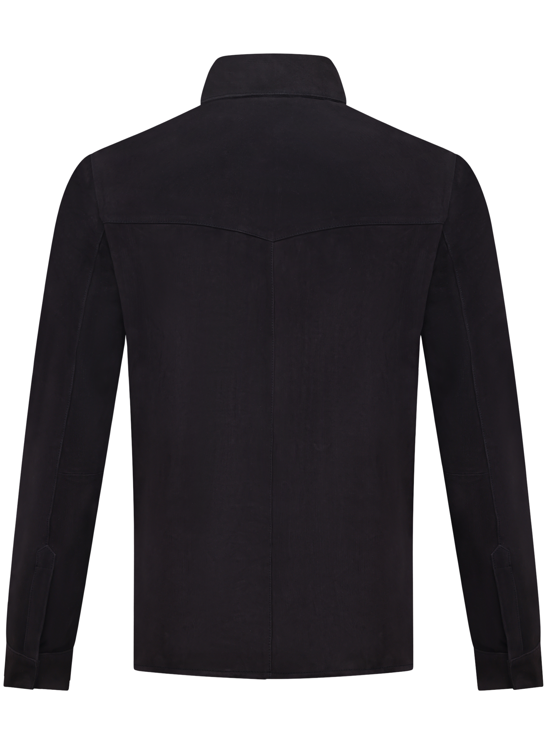 Robert overshirt van suède | BLUE NAVY