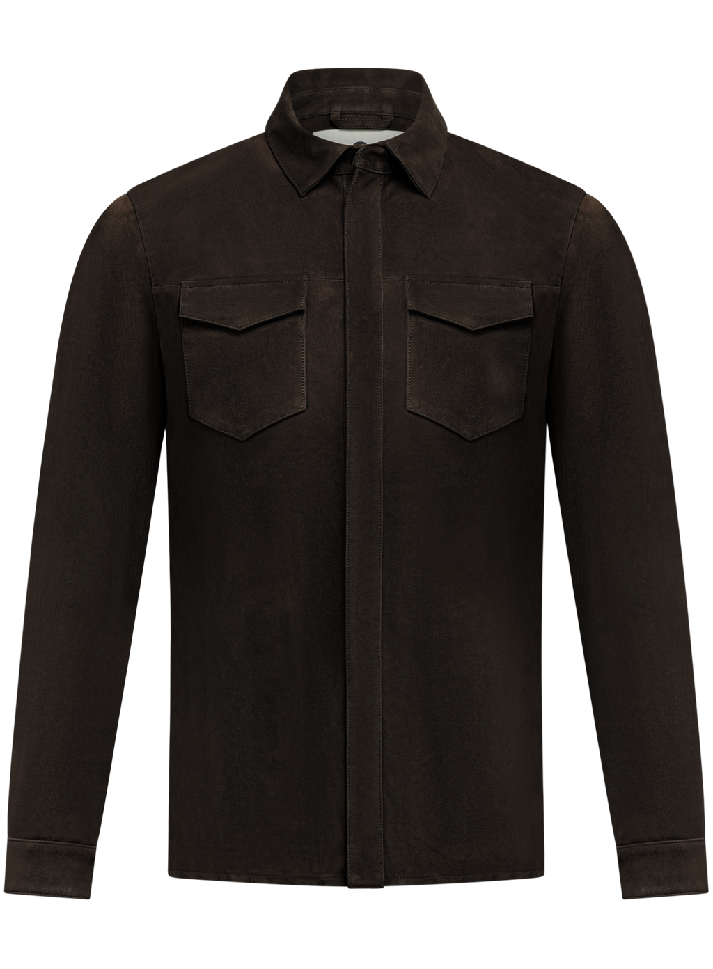 Robert overshirt van suède | D.Bruin