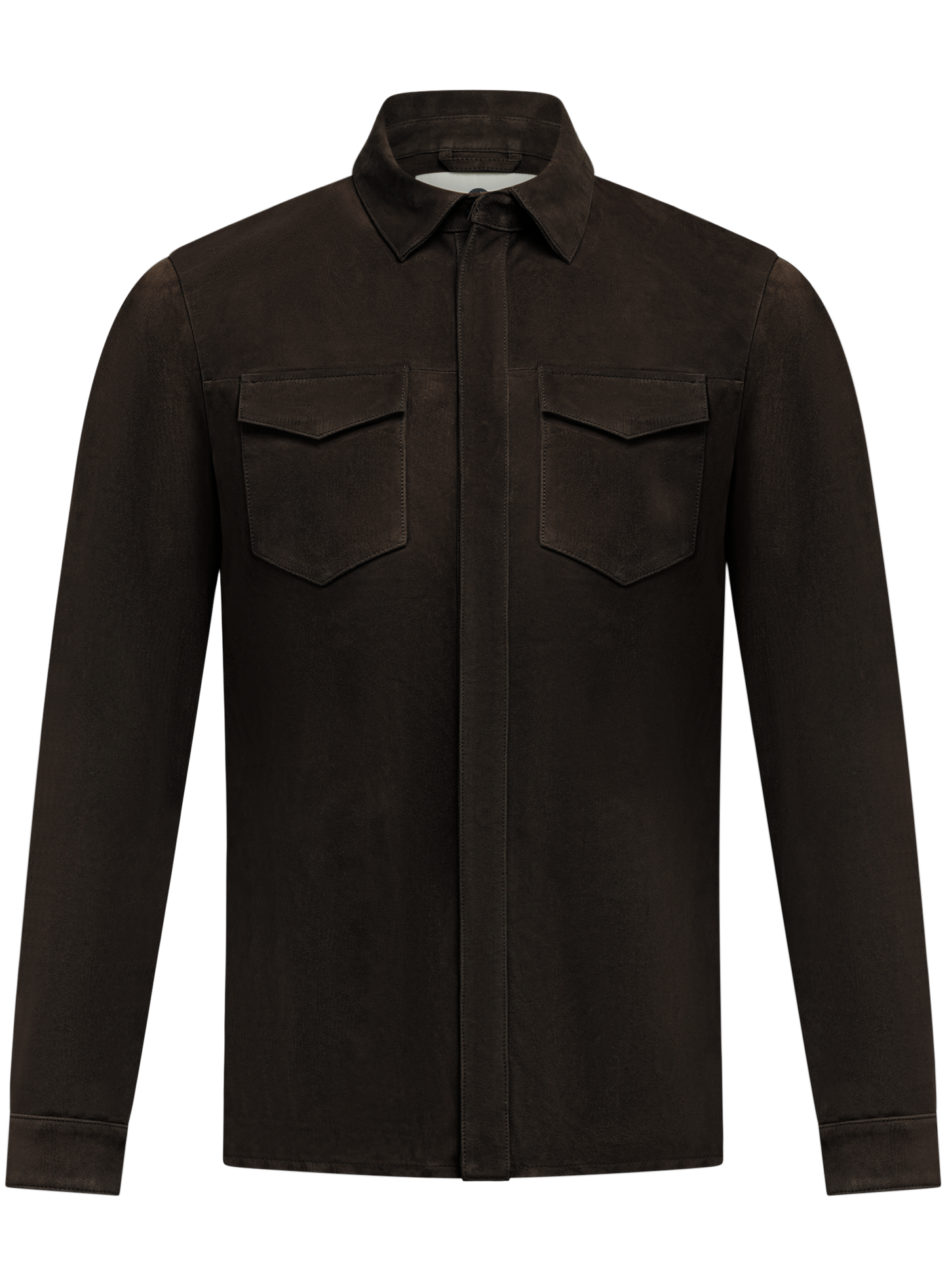 Robert overshirt van suède | D.Bruin