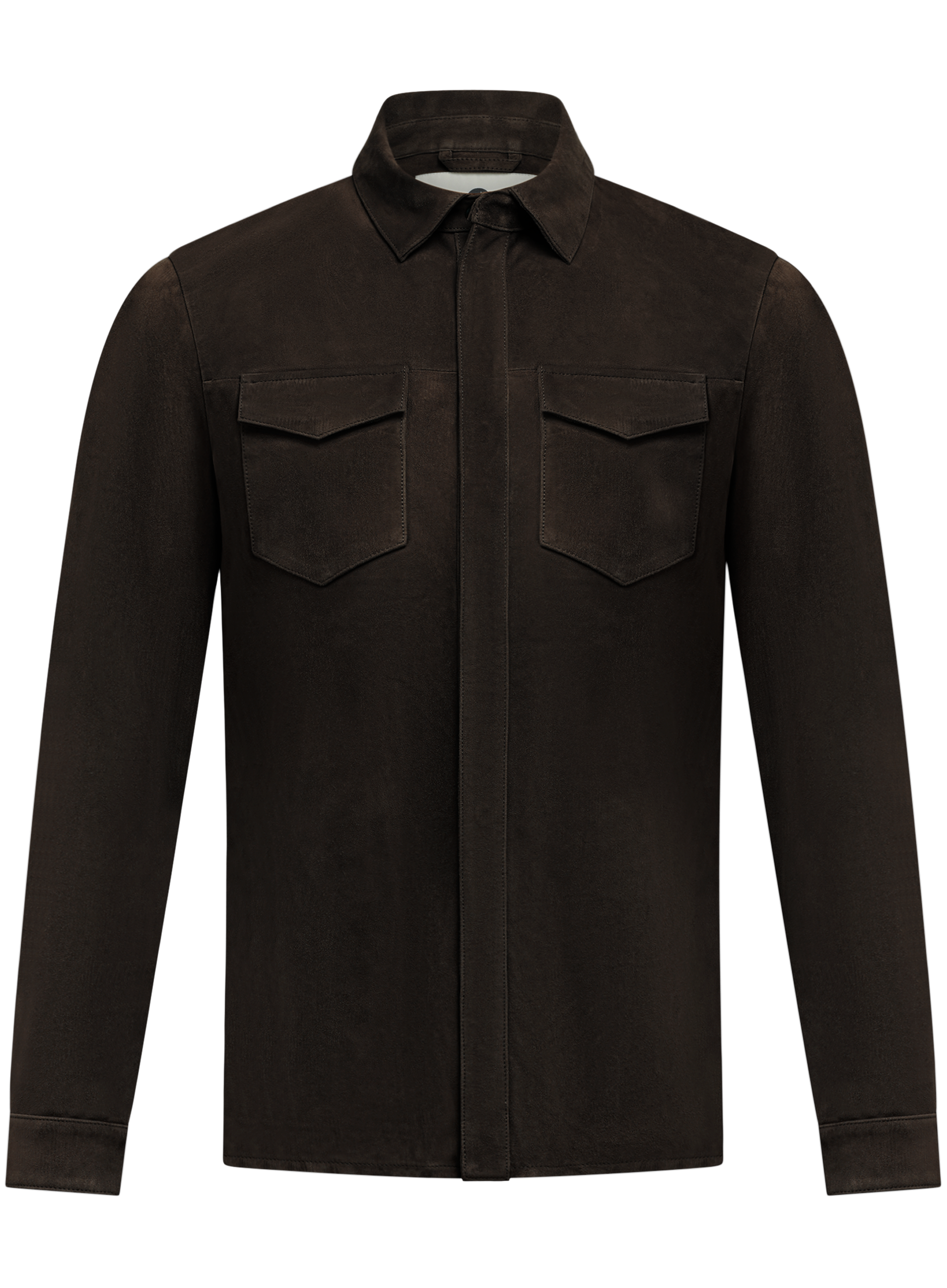 Robert overshirt van suède | D.Bruin