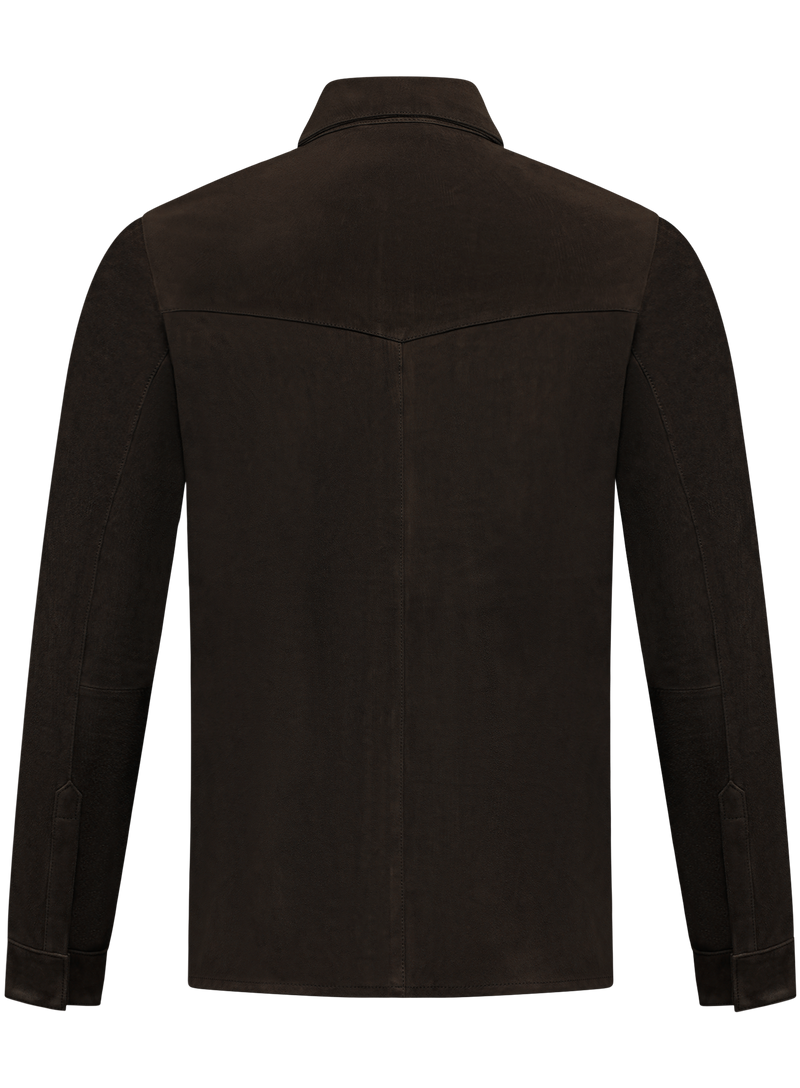 Robert overshirt van suède