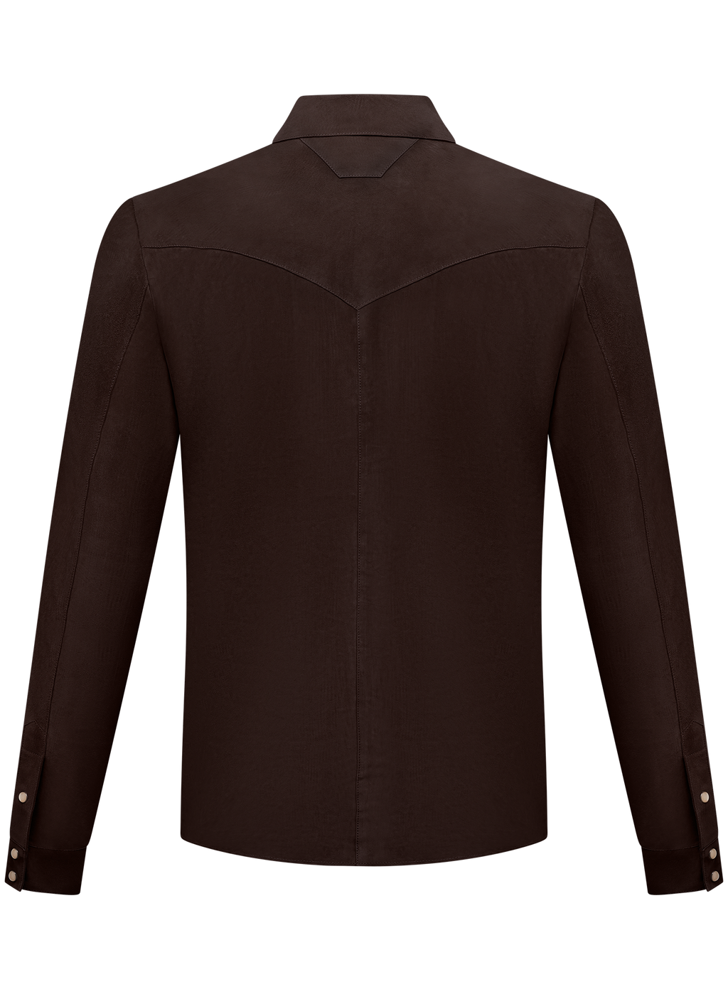 Kayce overshirt van suède | D.Bruin