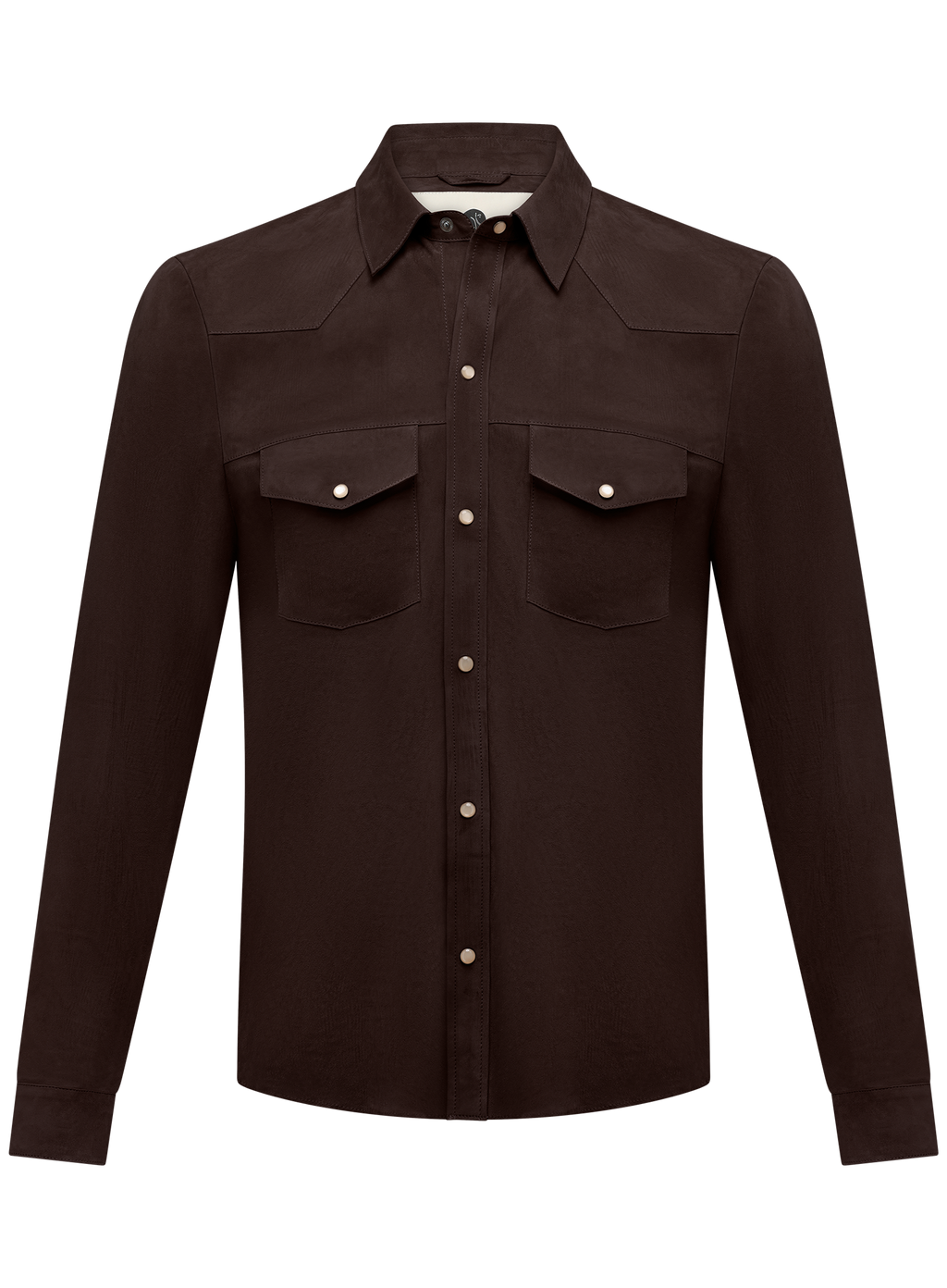 Kayce overshirt van suède | D.Bruin