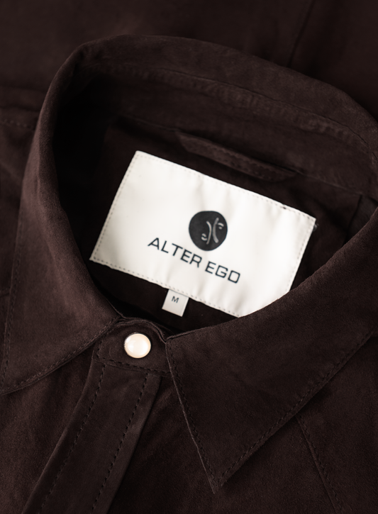 Kayce Overshirt aus Wildleder