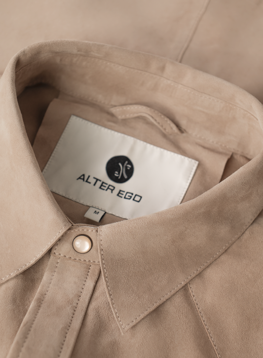 Kayce Overshirt aus Wildleder