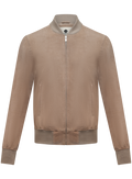 Bomberjack van suède | Beige