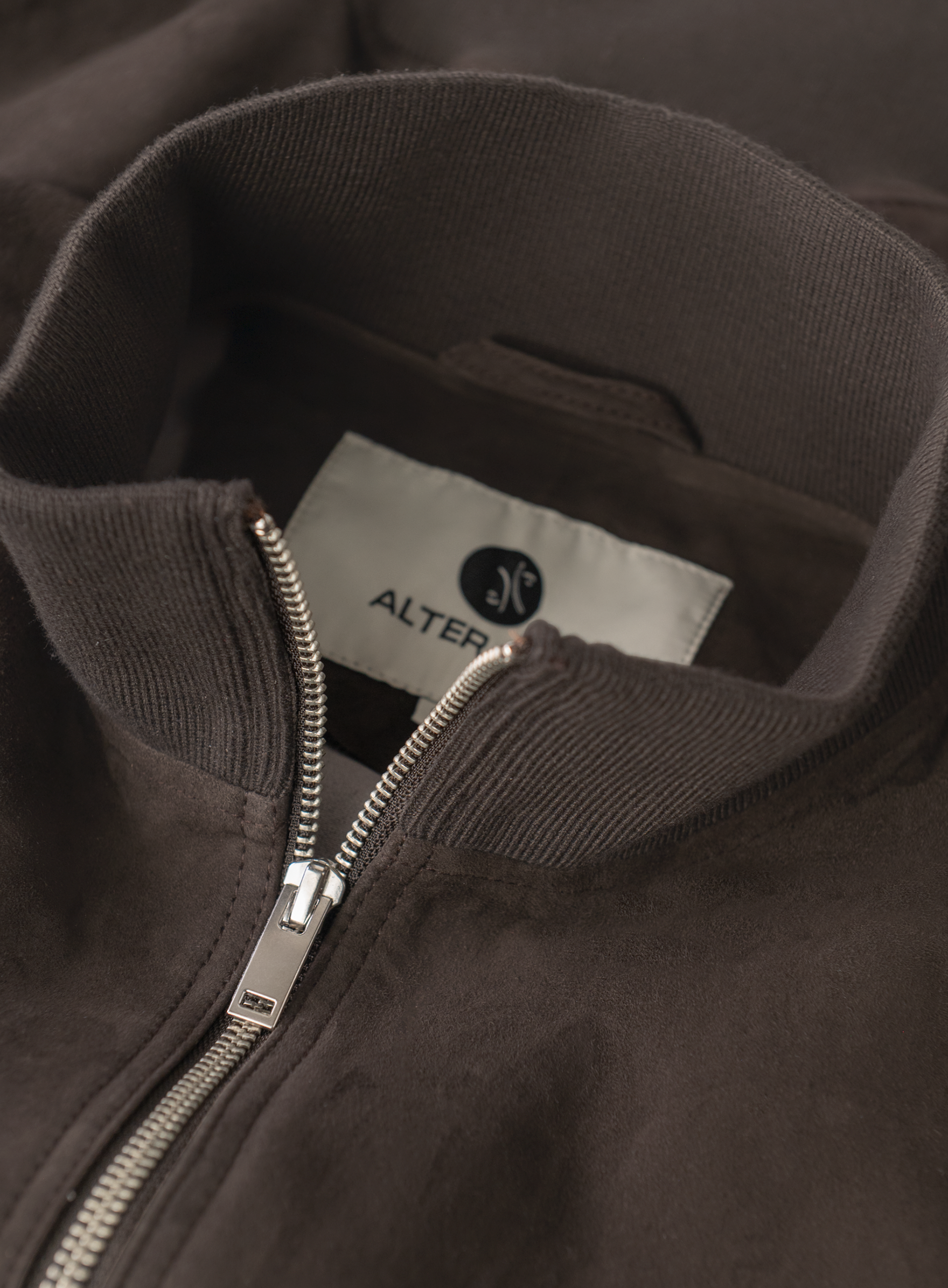 Bomberjack van wol | WARM GREY