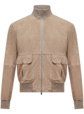 Bomberjack van wol | L.BEIGE