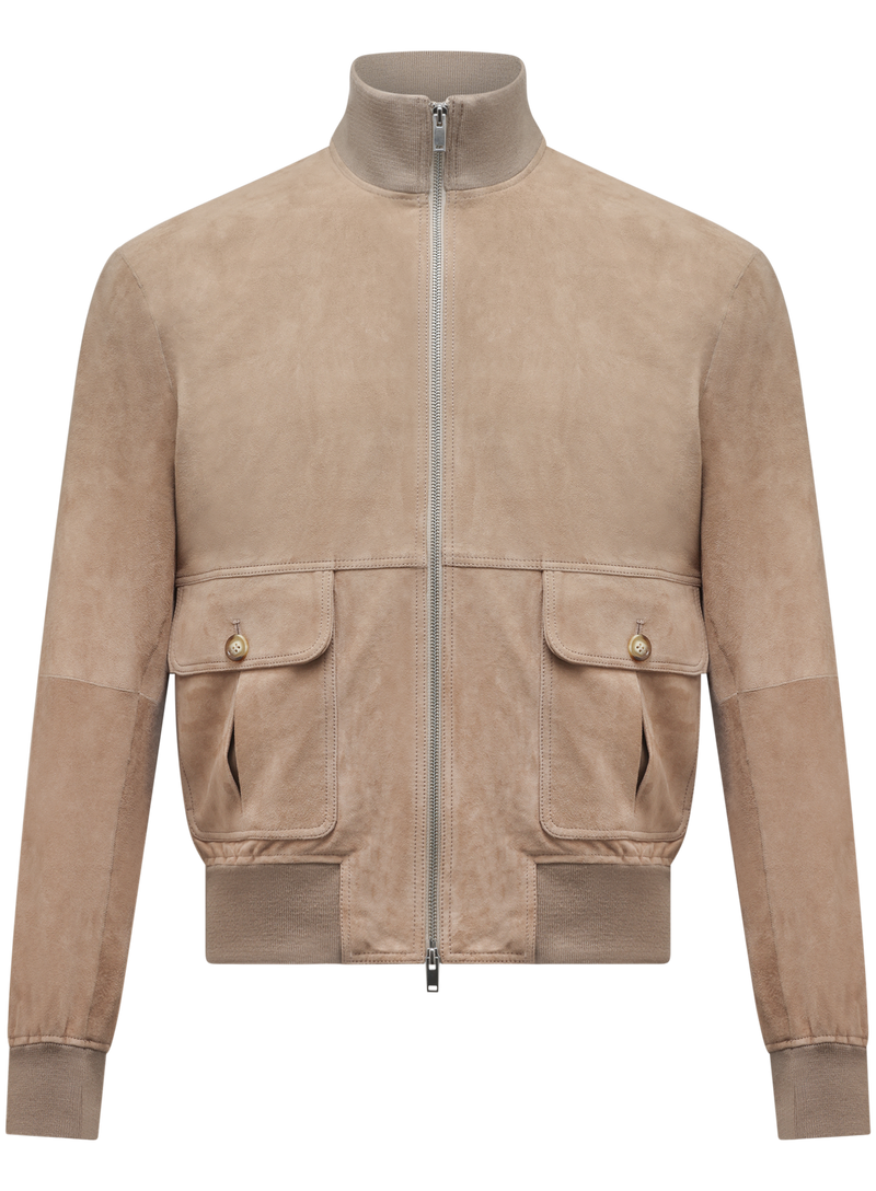 Bomberjacke aus Wolle