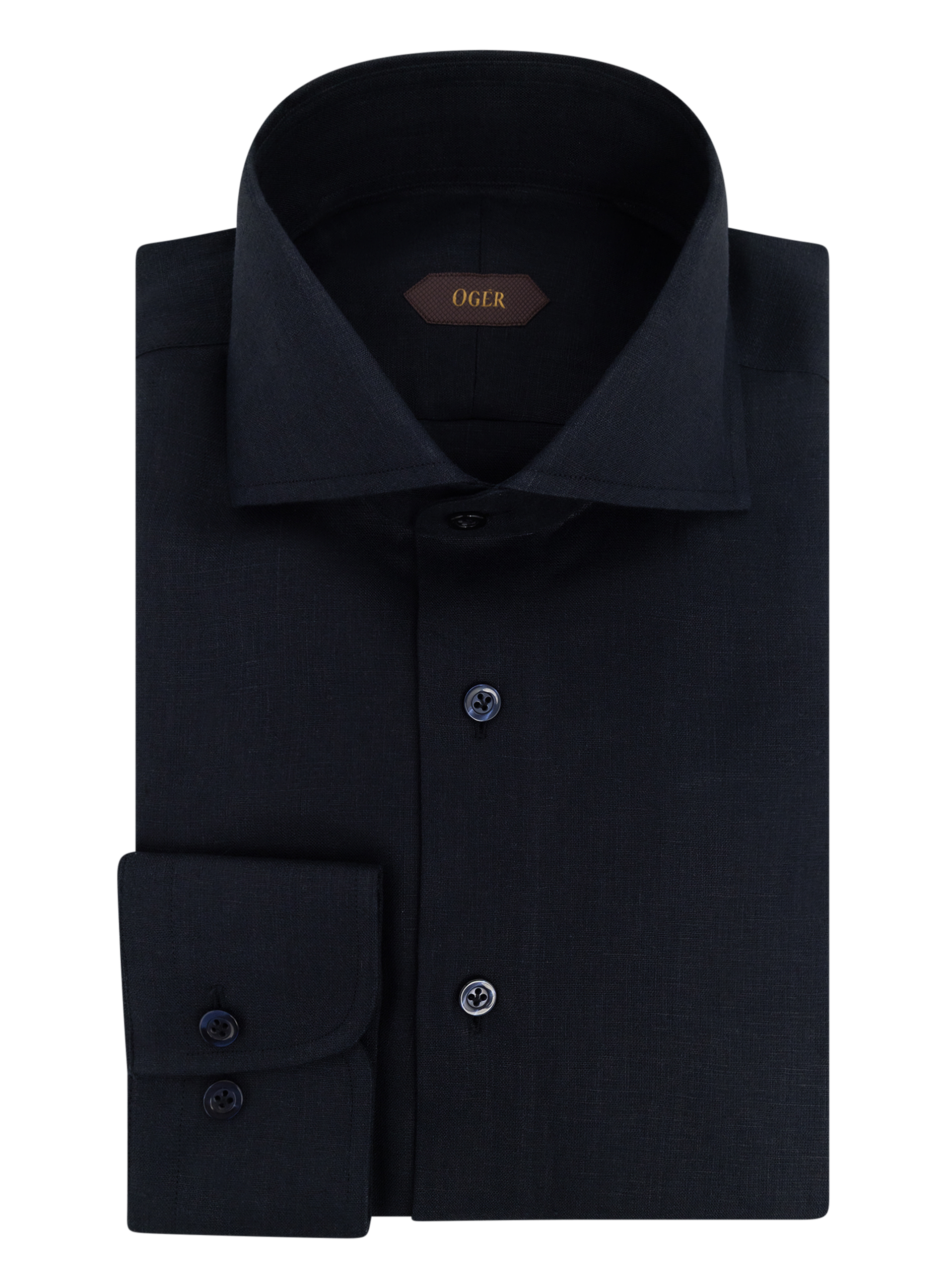 Linnen shirt | FULL_WIDTH | BLUE NAVY