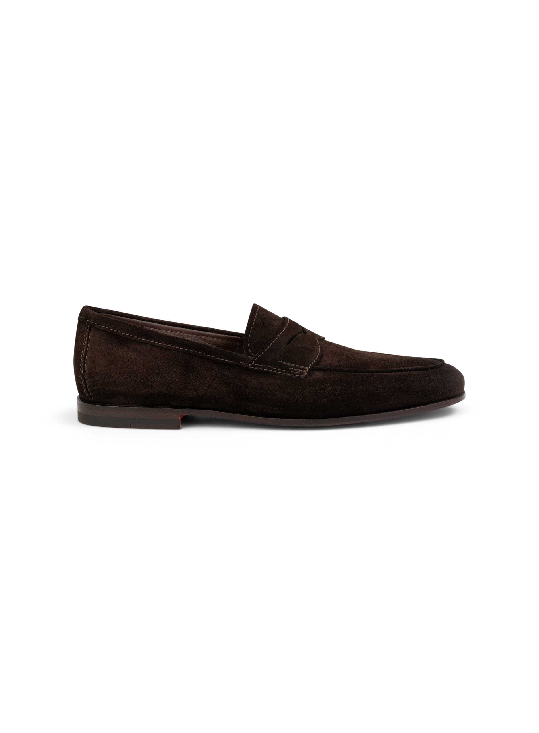 Penny loafers van suède | D.Bruin