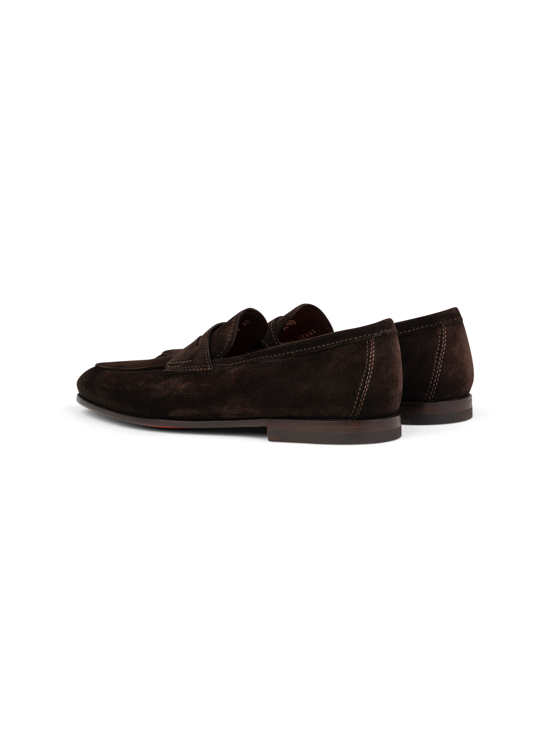 Penny loafers van suède | D.Bruin