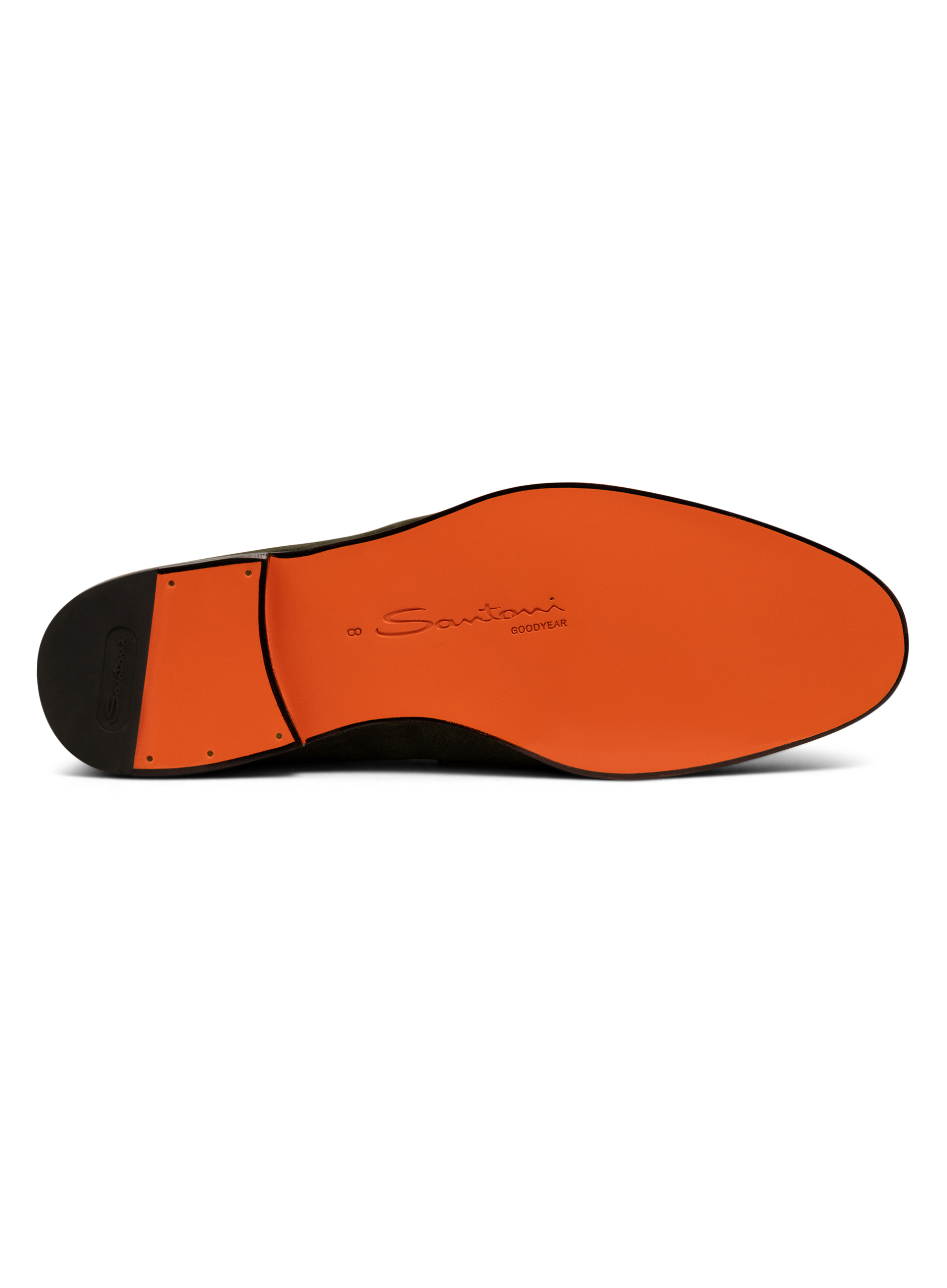 Penny loafers van suède | Groen