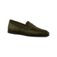 Penny loafers van suède | Groen